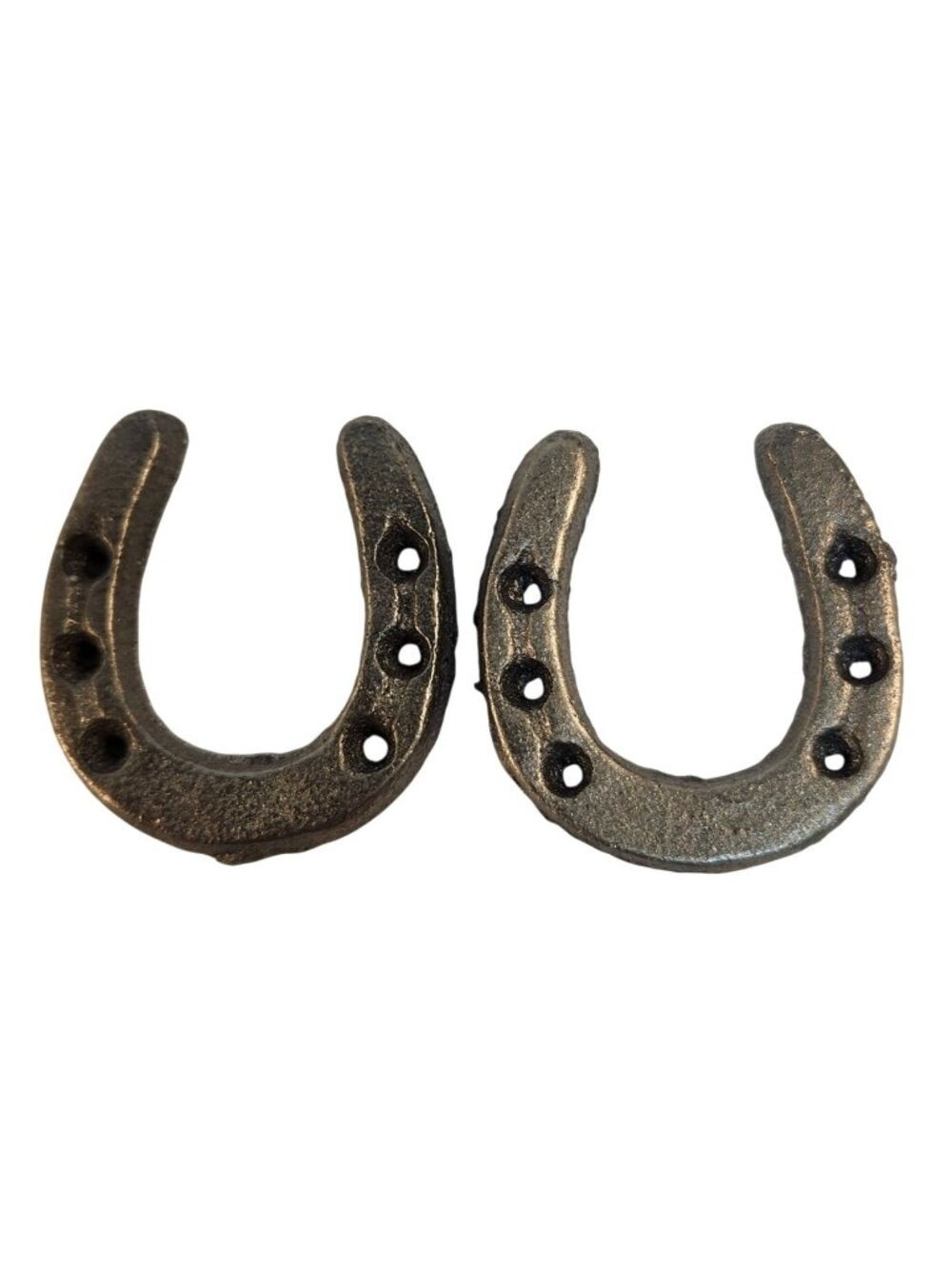 Rustic Iron Horseshoes, Western Home Decor, Farmhouse Wall Accent, Lucky Charm G